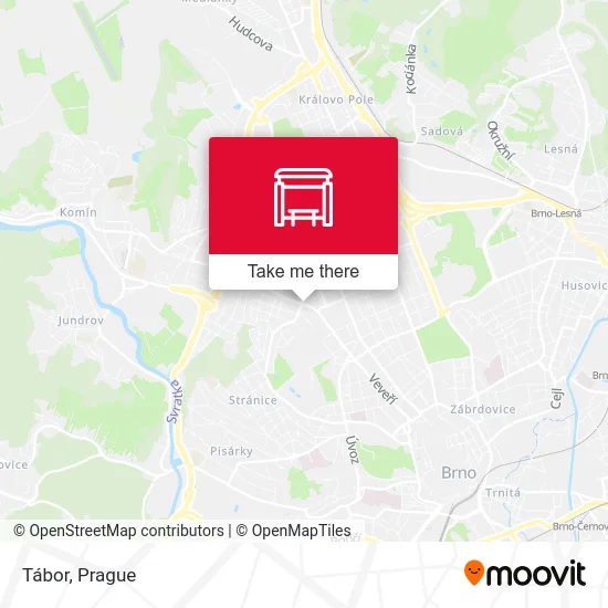 Карта Tábor