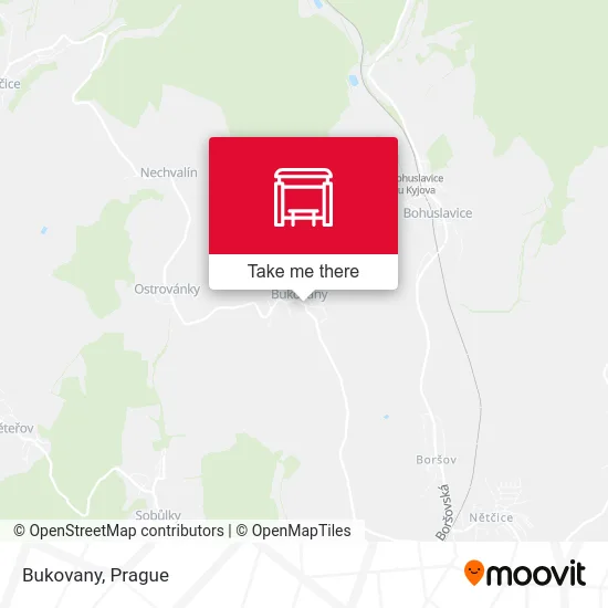 Карта Bukovany