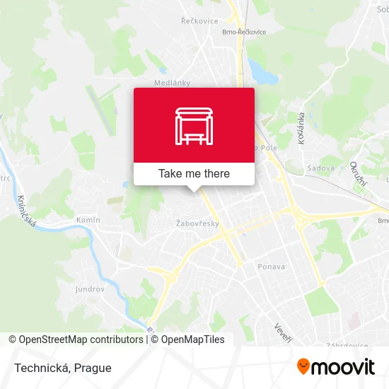 Карта Technická