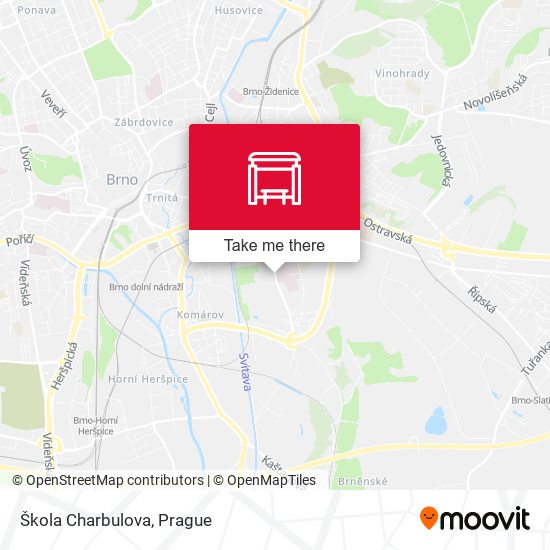 Škola Charbulova map
