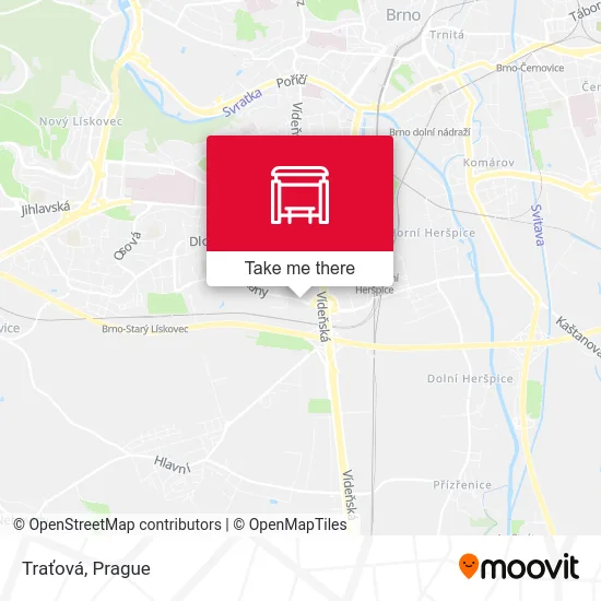 Карта Traťová