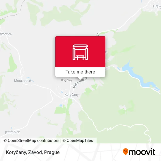 Карта Koryčany, Závod