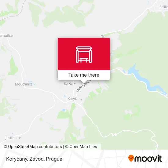 Карта Koryčany, Závod