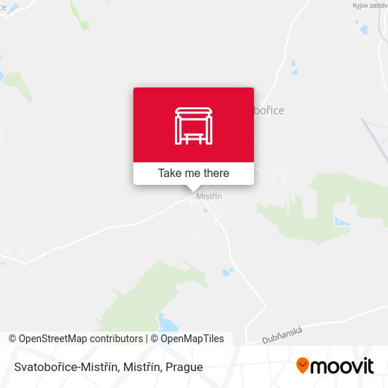 Svatobořice-Mistřín, Mistřín map