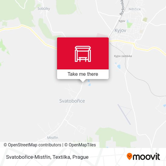 Svatobořice-Mistřín, Textilka map