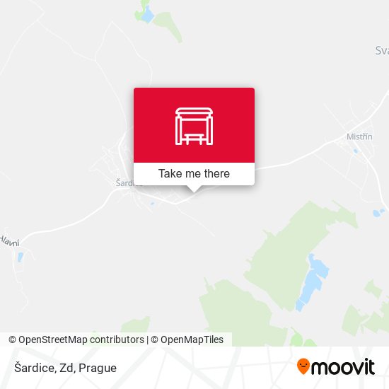 Карта Šardice, Zd
