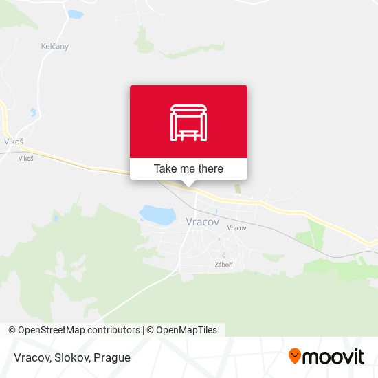 Карта Vracov, Slokov
