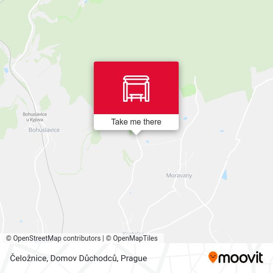 Карта Čeložnice, Domov Důchodců