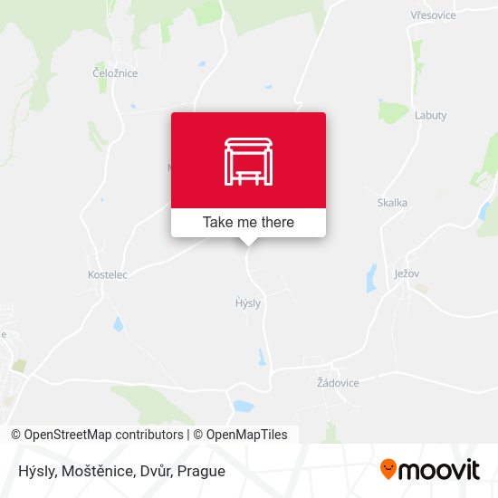 Hýsly, Moštěnice, Dvůr map