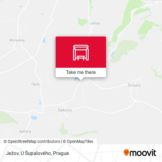 Ježov, U Šupalového map
