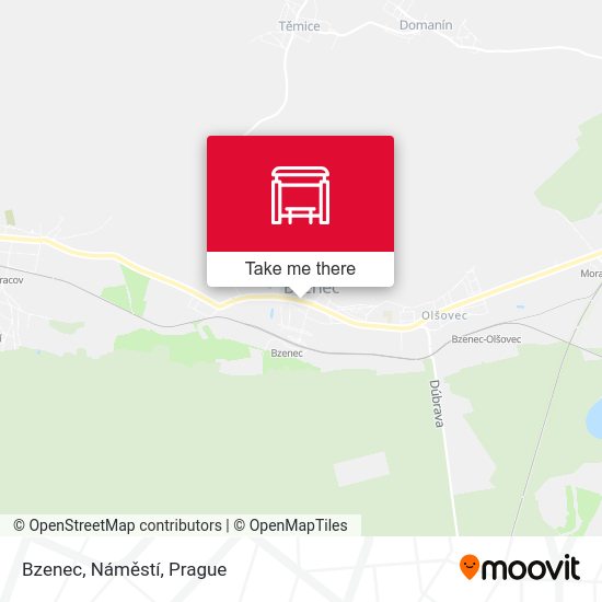 Bzenec, Náměstí map
