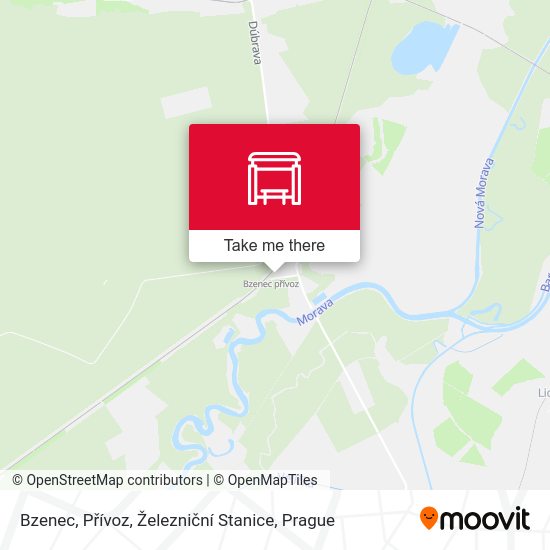 Bzenec, Přívoz, Železniční Stanice map