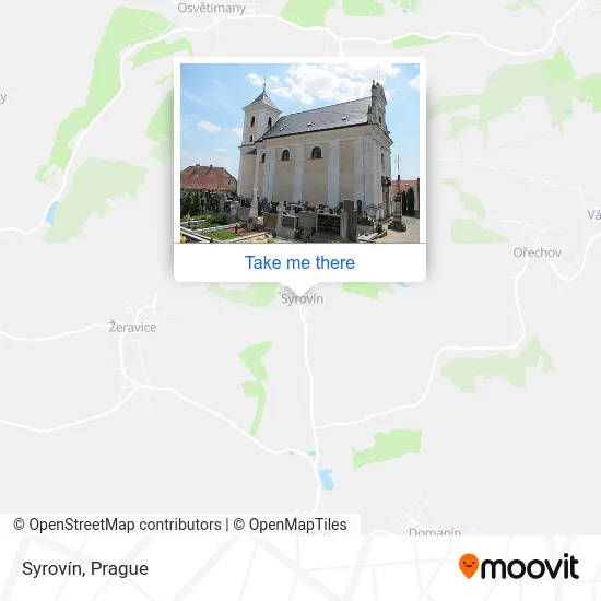 Карта Syrovín