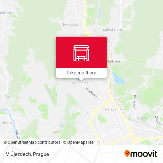 Карта V Újezdech