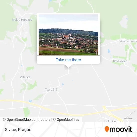 Карта Sivice