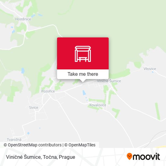 Viničné Šumice, Točna map