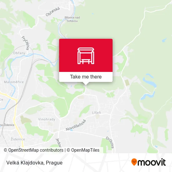 Карта Velká Klajdovka