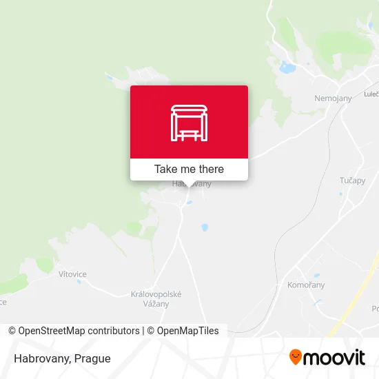 Карта Habrovany