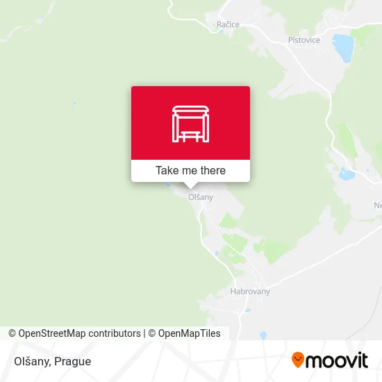 Карта Olšany