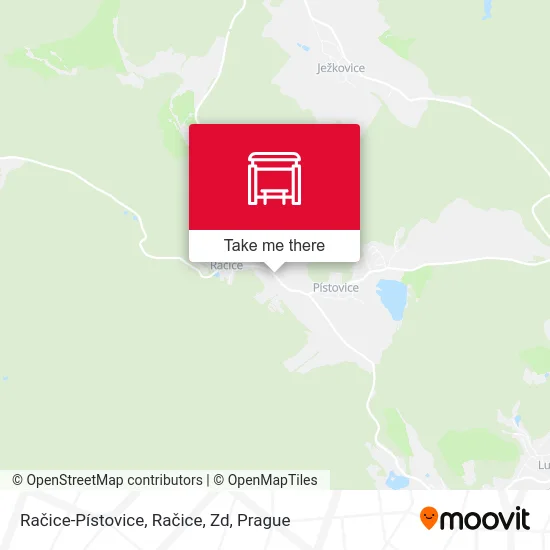 Карта Račice-Pístovice, Račice, Zd