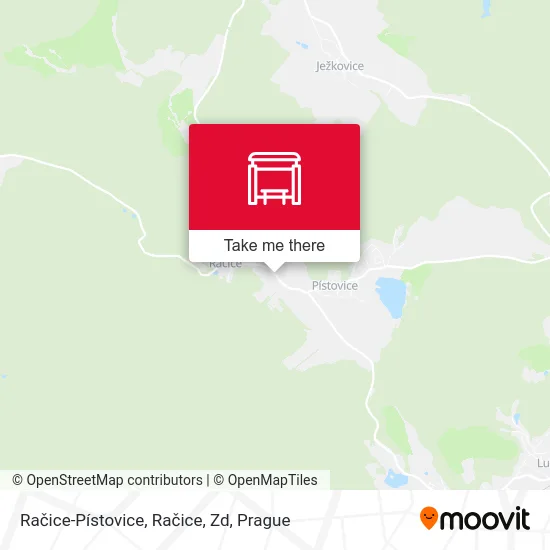 Карта Račice-Pístovice, Račice, Zd