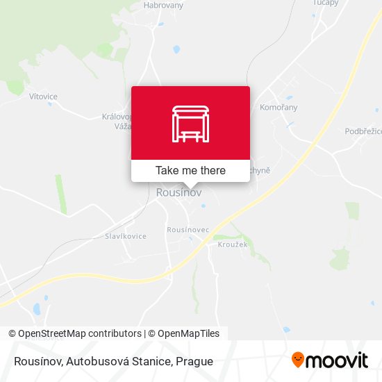 Rousínov, Autobusová Stanice map