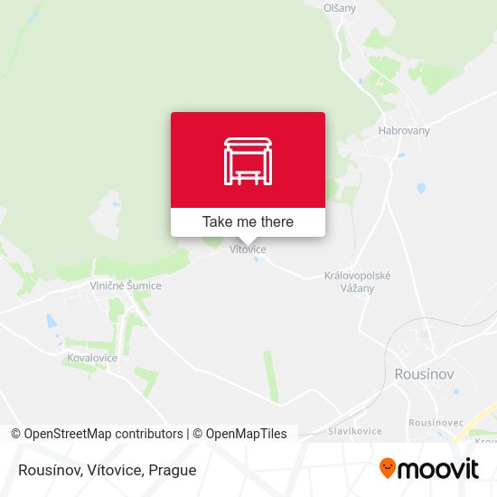 Rousínov, Vítovice map
