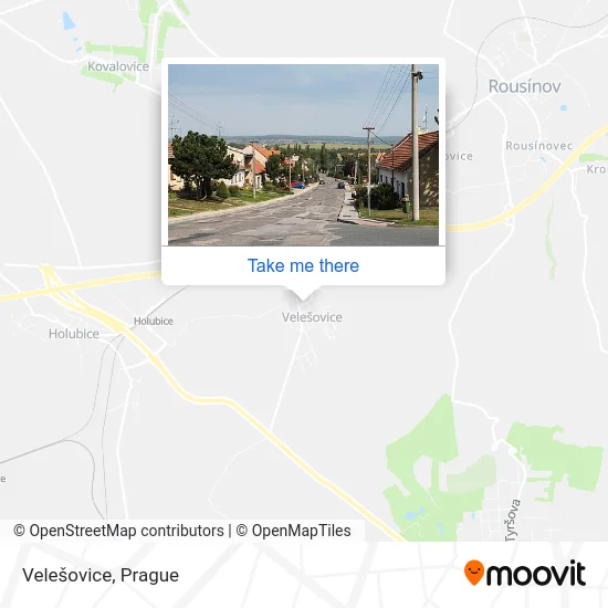 Карта Velešovice