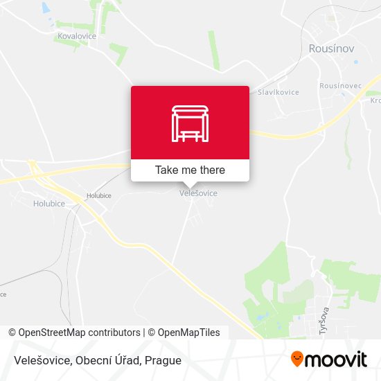 Velešovice, Obecní Úřad map