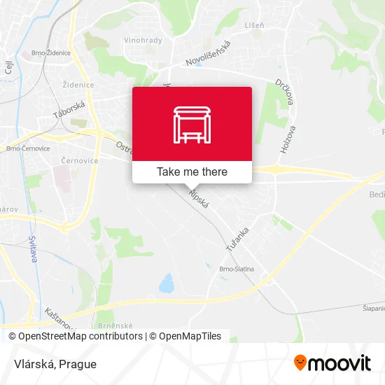 Карта Vlárská