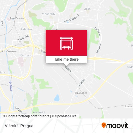 Карта Vlárská