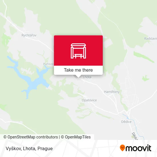 Карта Vyškov, Lhota