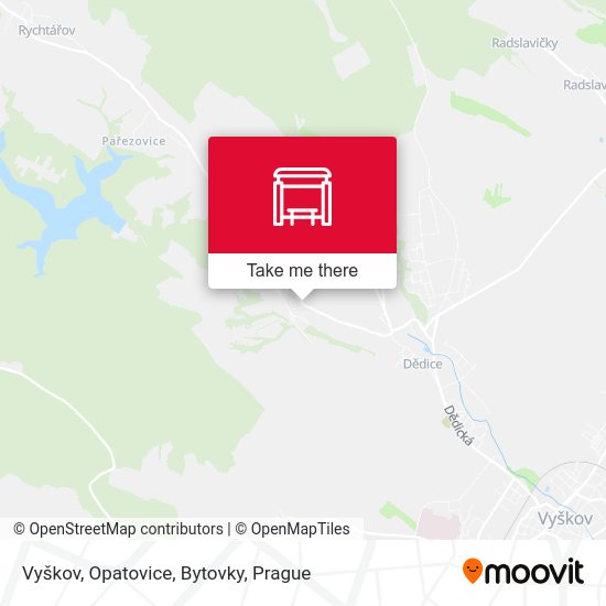 Vyškov, Opatovice, Bytovky map