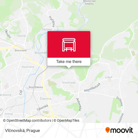 Карта Vlčnovská