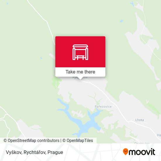 Vyškov, Rychtářov map