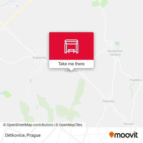 Карта Dětkovice