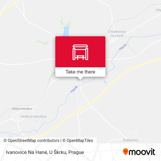 Ivanovice Na Hané, U Škrku map
