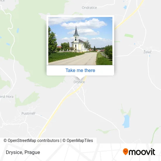 Карта Drysice