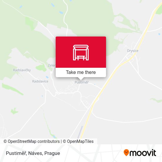 Pustiměř, Náves map