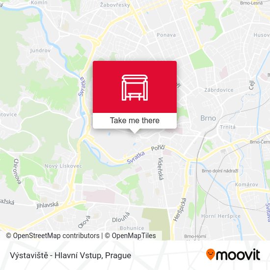 Výstaviště - Hlavní Vstup map