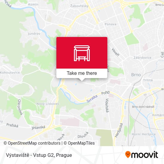 Výstaviště - Vstup G2 map