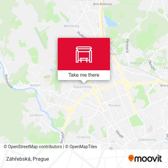 Záhřebská map