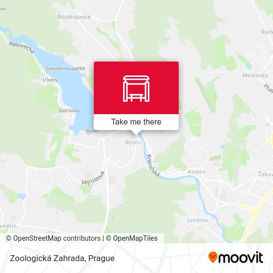 Zoologická Zahrada map