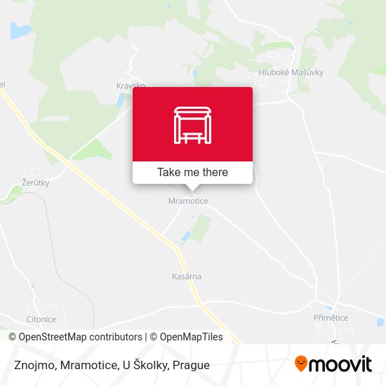 Znojmo, Mramotice, U Školky map