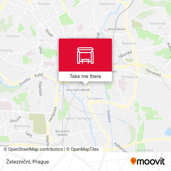 Železniční map