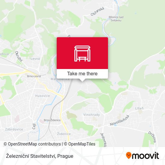 Železniční Stavitelství map
