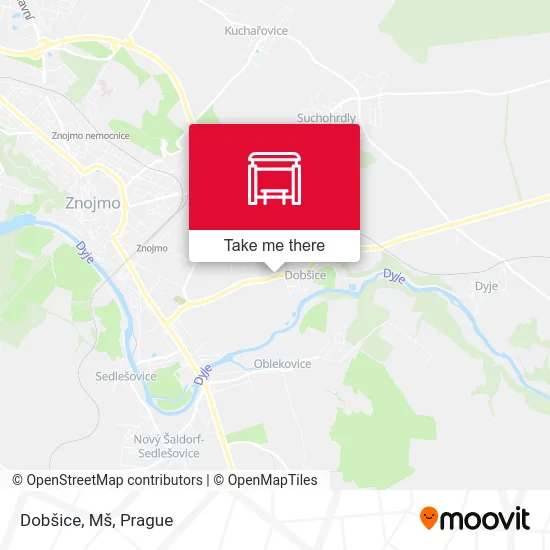 Карта Dobšice, Mš