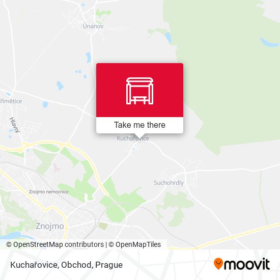 Kuchařovice, Obchod map