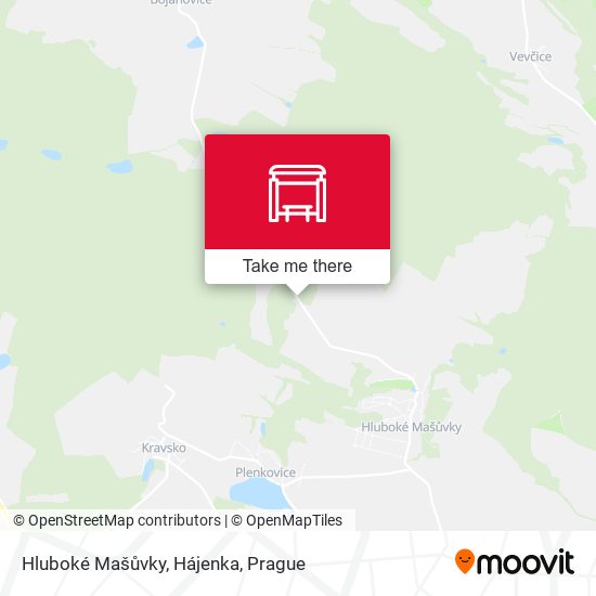 Hluboké Mašůvky, Hájenka map