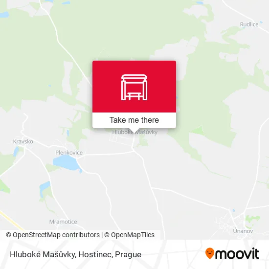 Карта Hluboké Mašůvky, Hostinec